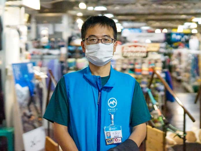 石井スポーツ登山本店店長金井さん