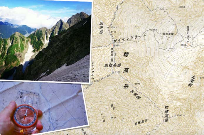 地図読みのキホン　地図・磁北線・コンパス編