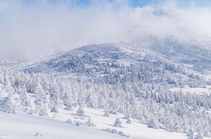 冬の八甲田山