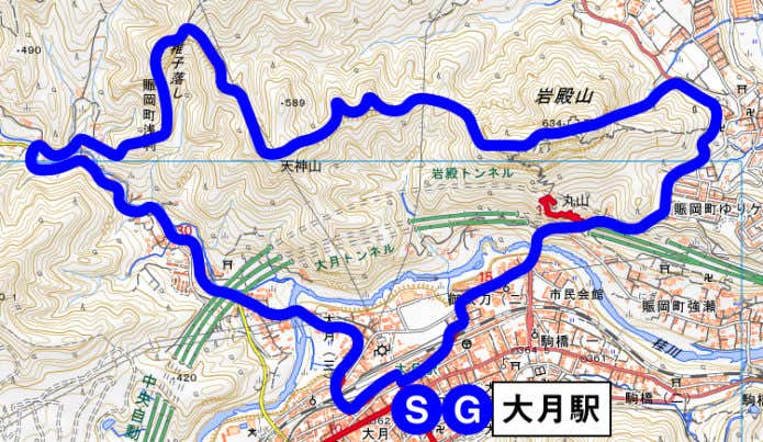 岩殿山ハイキング
