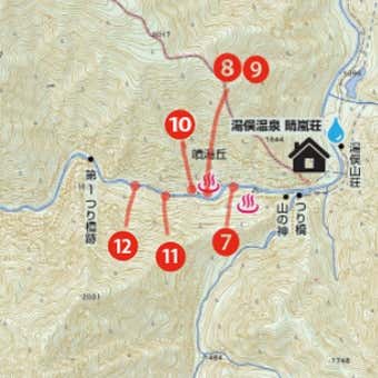 噴湯丘　マップ