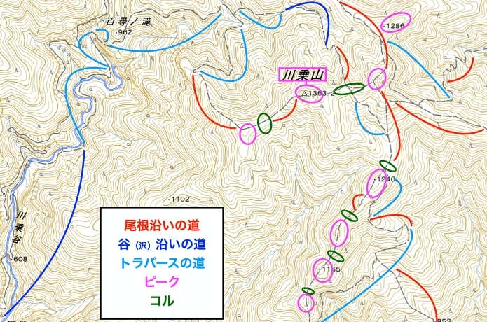 奥多摩・川乗山の登山道