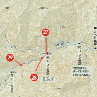 第4吊り橋跡　マップ