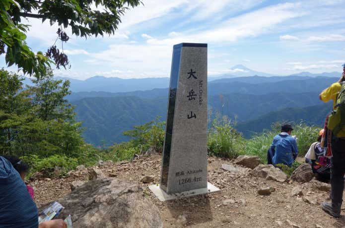 大岳山山頂