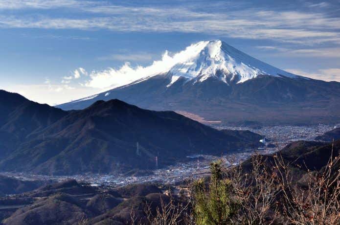 高川山山頂からの富士山