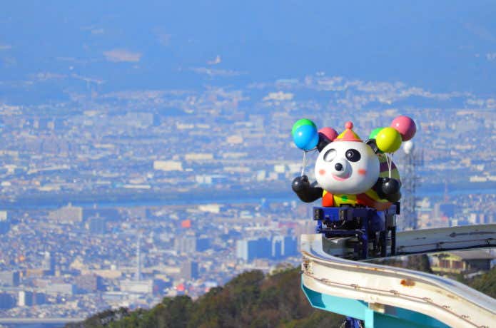 生駒山山上遊園地のパンダ