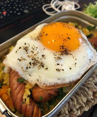 カレーピラフ　完成