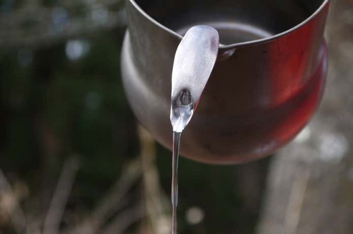 ドリップコーヒーを山で美味しく淹れるための、こだわりの注ぎ口