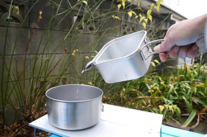 問題なくお湯を注げる