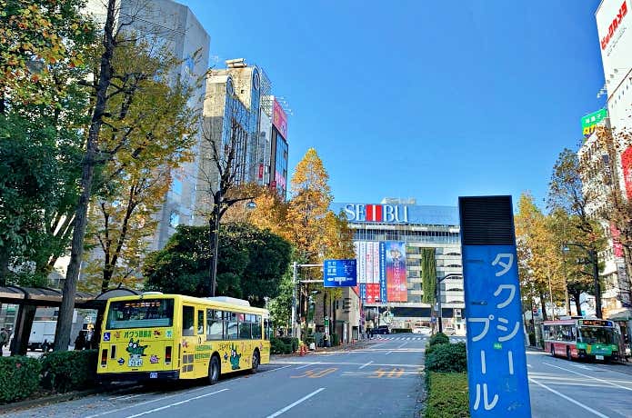 ゴール地点の池袋駅に到着