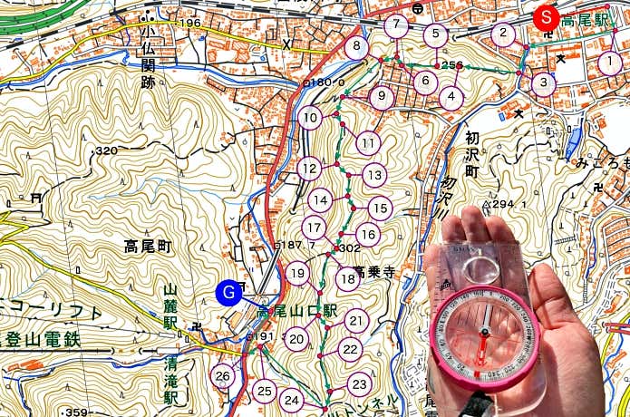 地図とコンパスでもう迷わない！身近な山でナビゲーションスキルを