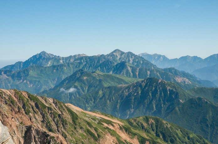 山頂からの景色