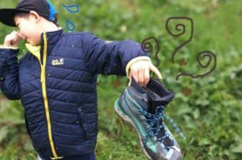 登山靴の消臭スプレー