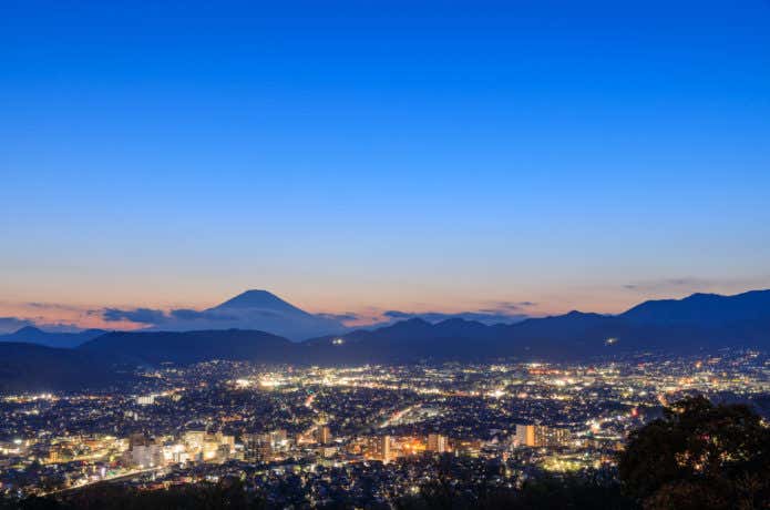 秦野の夜景