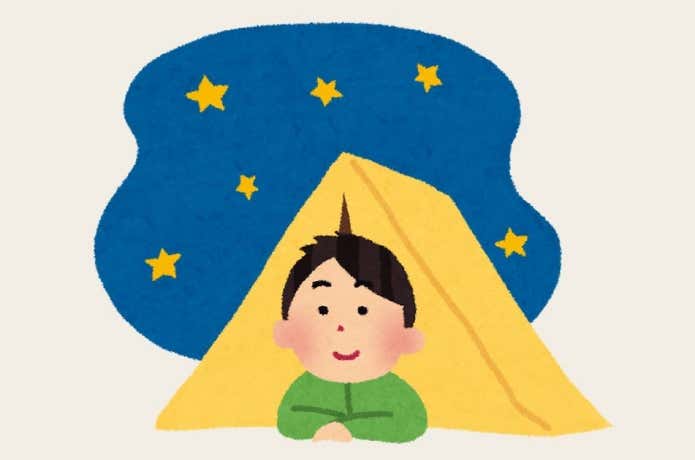 テント場での過ごし方