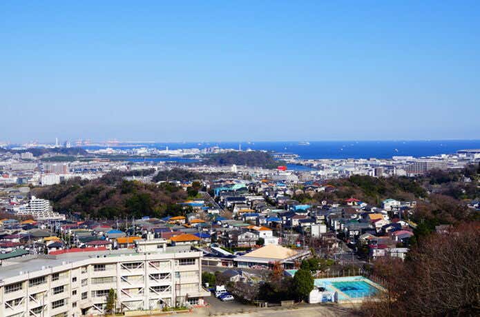 東京湾側の眺め