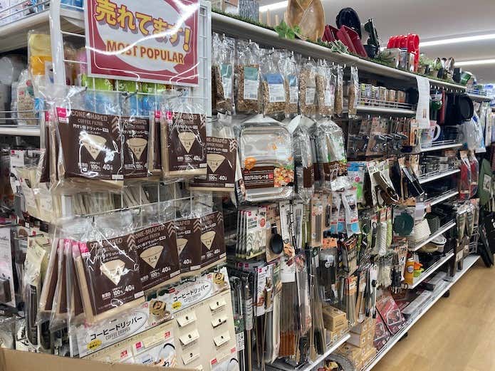 100均の店内