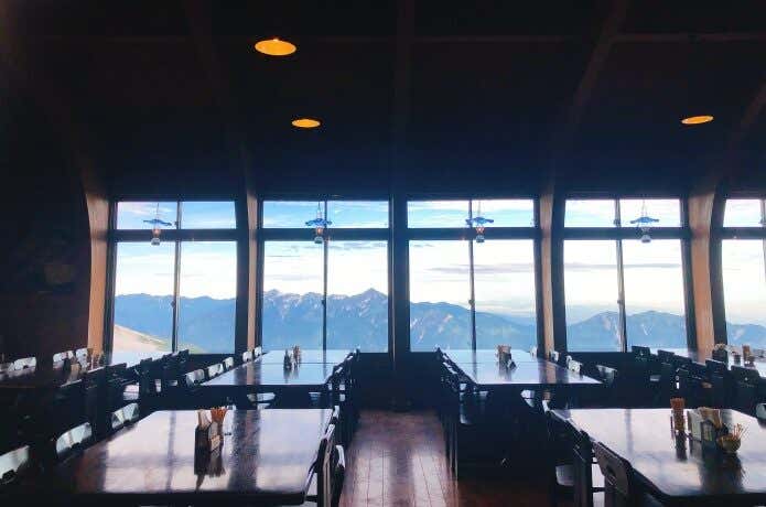 白馬山荘の喫茶店