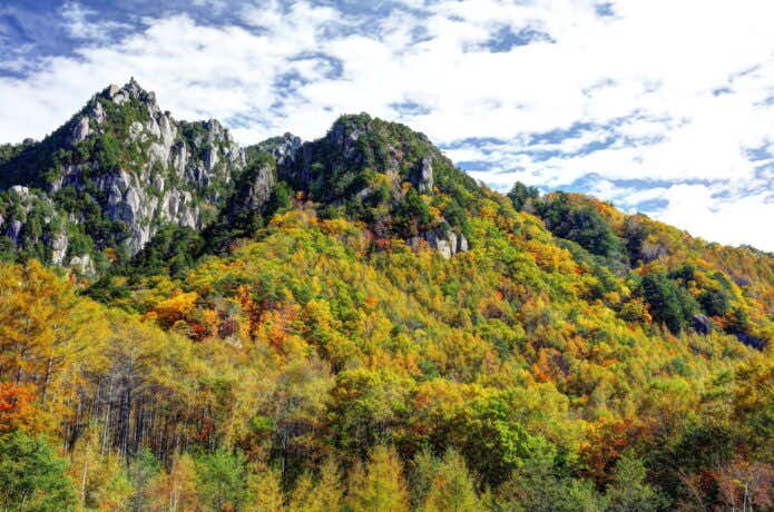 錦繍の瑞牆山