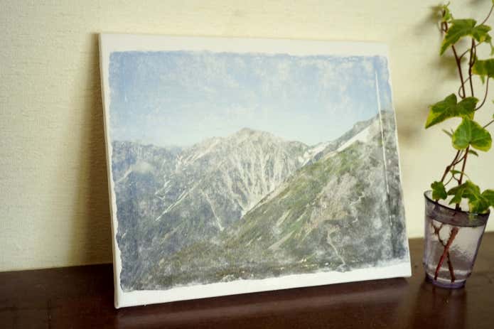 飾る／絵画みたいな山のキャンバスパネル