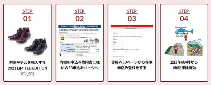 キャラバン　傷害保険付き登山靴