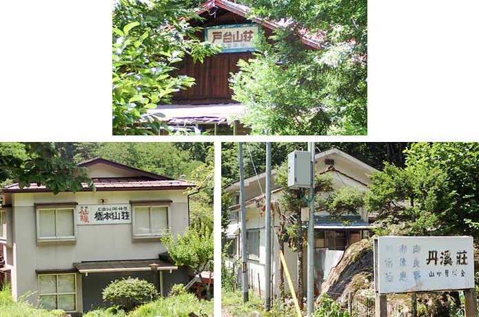 戸台に今も残る山小屋