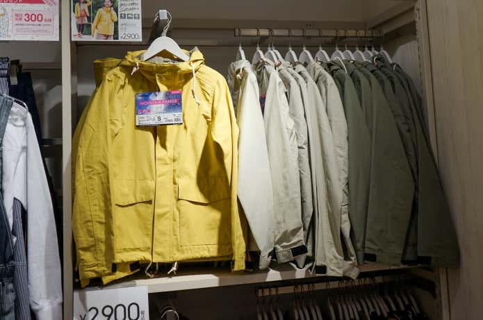 撥水マウンテンパーカ