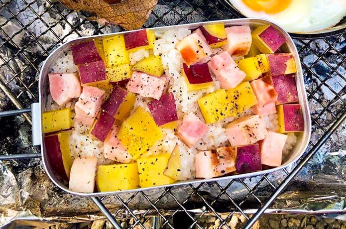 メスティンで炊き込みご飯