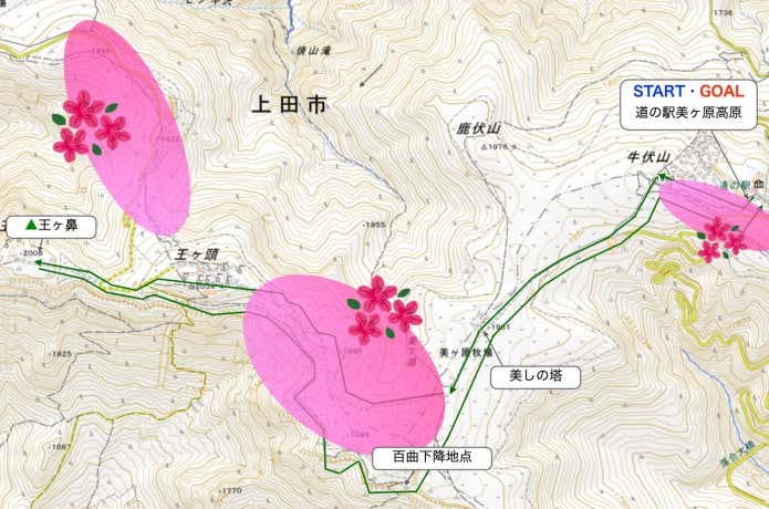 美ヶ原MAP