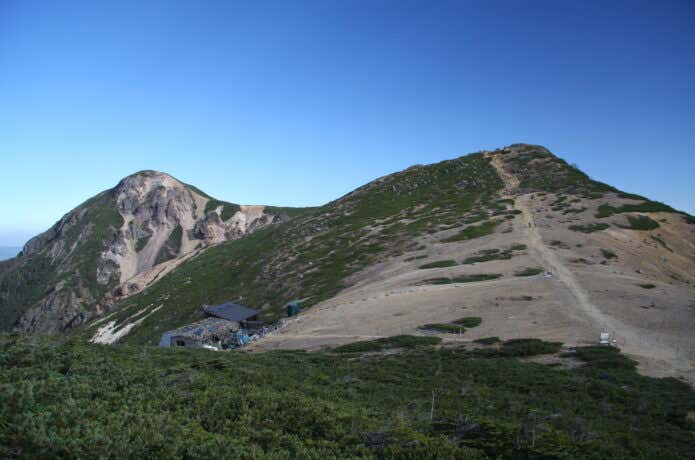 天狗岳と根石岳