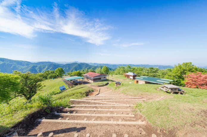 陣馬山からの眺め
