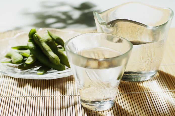 ノンアルコールの日本酒　おつまみ