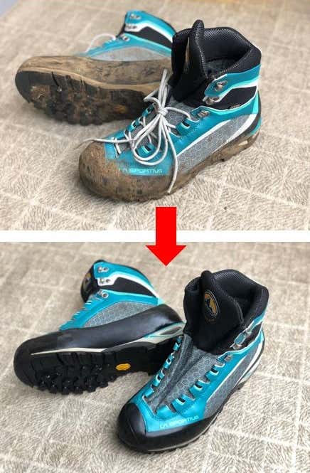 登山靴のメンテナンス