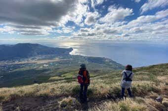 八丈富士　登山道
