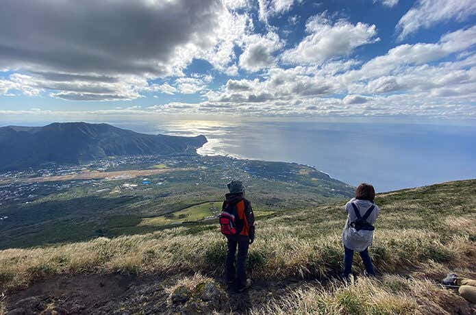 八丈富士　登山道