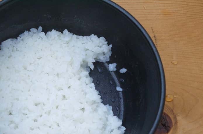 ツンドラ3ミニ 炊いた後の内部