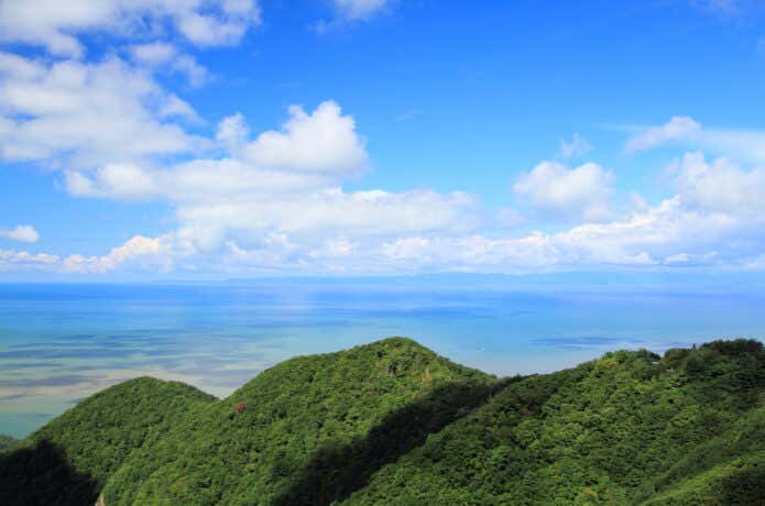 弥彦山スカイラインからの眺め