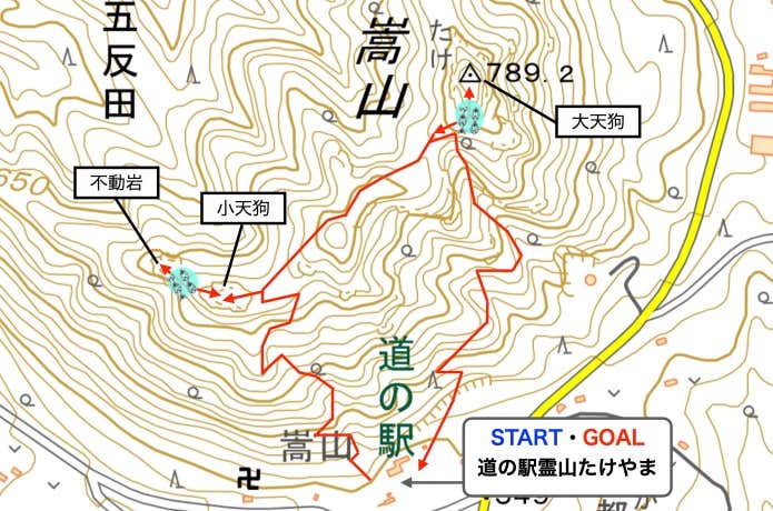 嵩山MAP