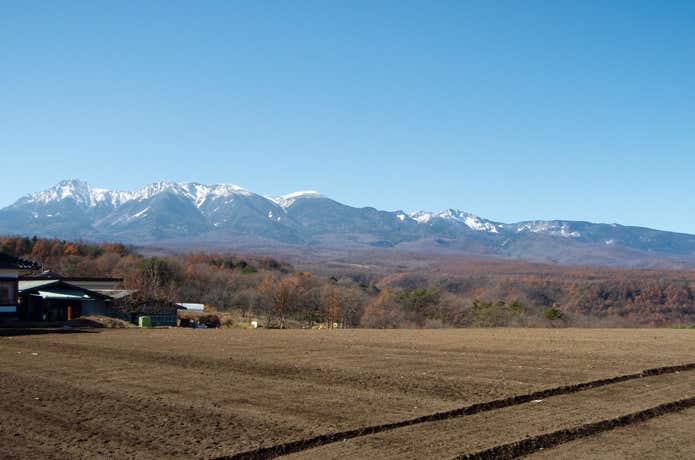 東麓の野辺山から見た八ヶ岳