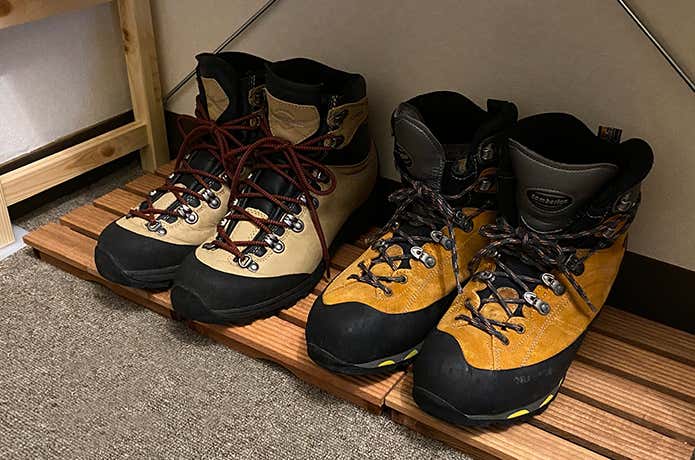 登山靴のメンテナンス