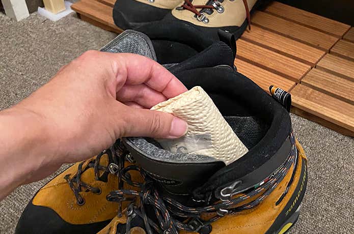 登山靴のメンテナンス