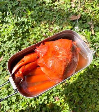 昆布とかにを入れる
