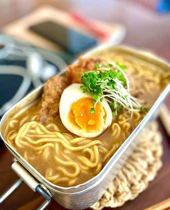カツカレーラーメン　完成