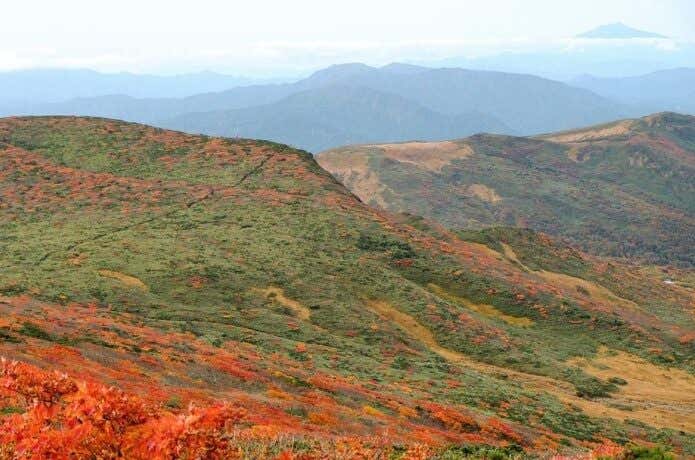 栗駒山より