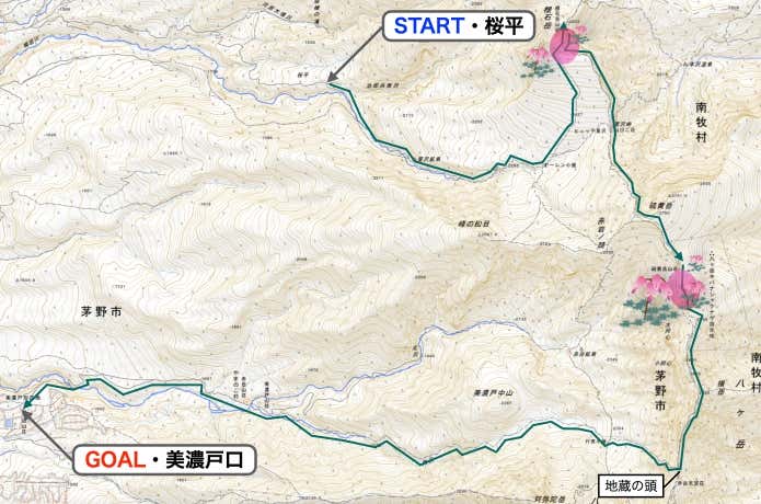 コマクサMAP・八ヶ岳