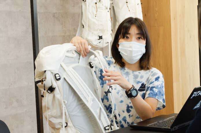 白いザックは汚れてなんぼ！