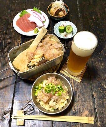 かつおぶしとジャコの炊き込みご飯　完成