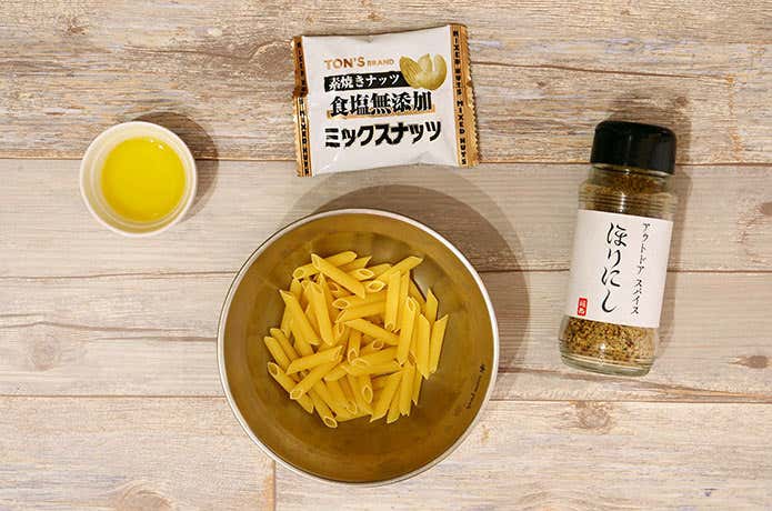 パスタスナック材料