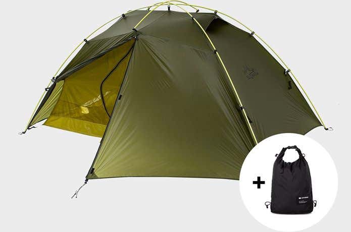 「ALL　NEW El Chalten Pro」とPLOGGINGBAG