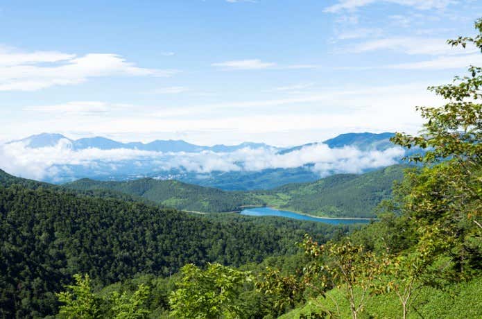 野反湖　遠景